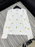 2025 New Metal Badge Long-Sleeved T-Shirt