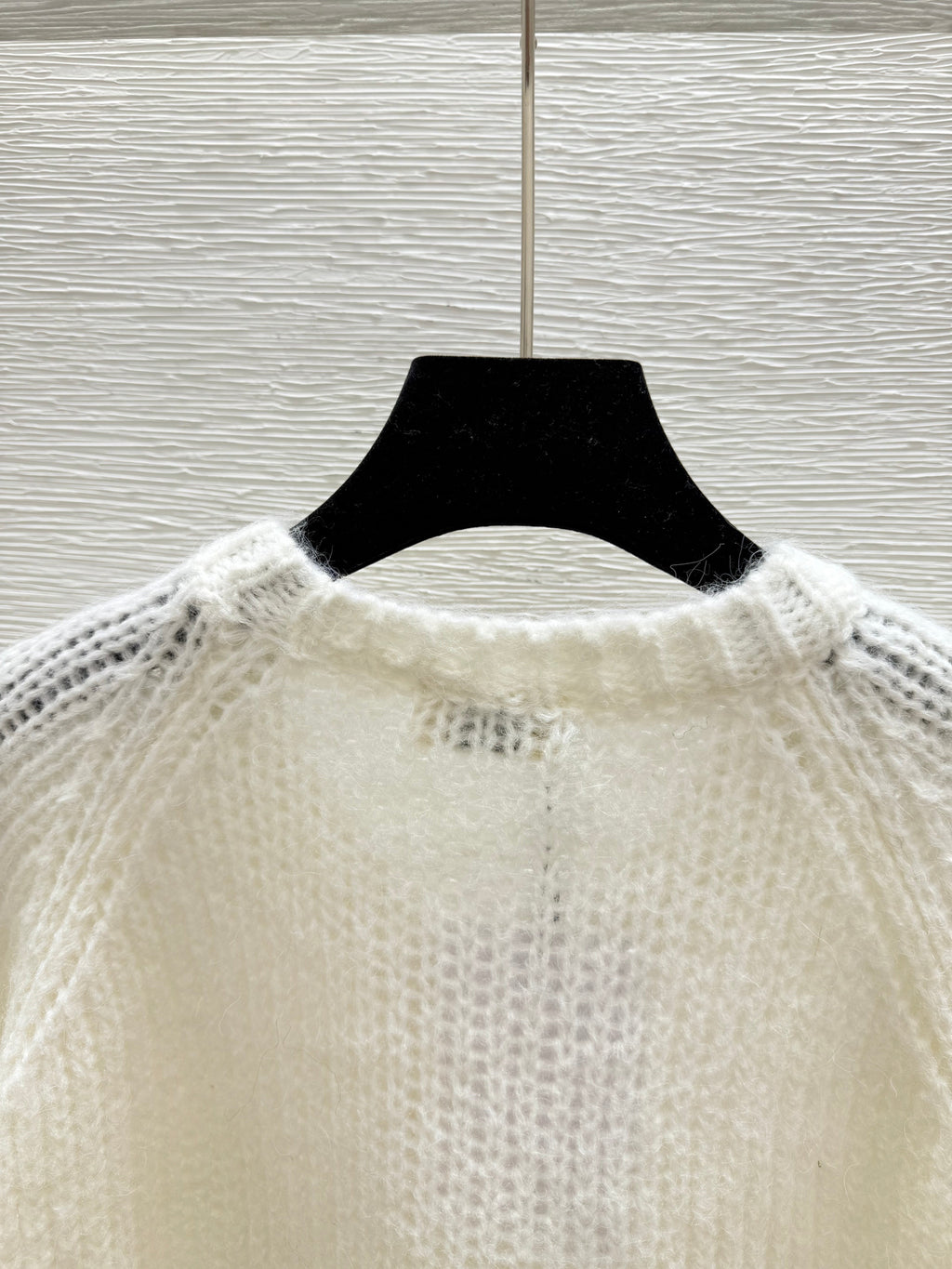 New Early Autumn 3D Floral Letter Embroidery Knitted Long Sleeve Cardigan