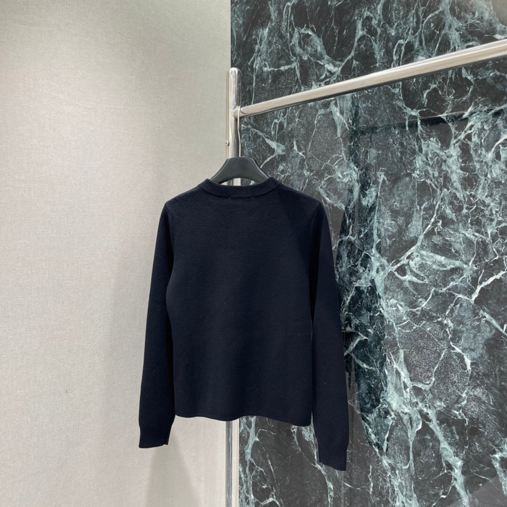 Logo Half-Zip Knit Sweater