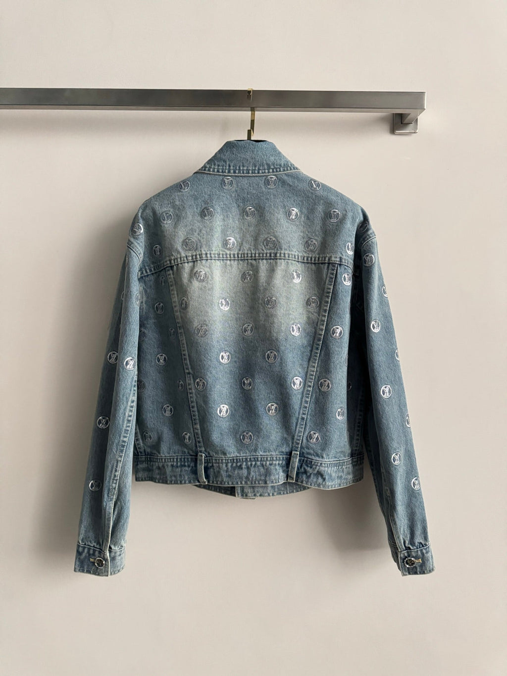 New sequined denim jacket