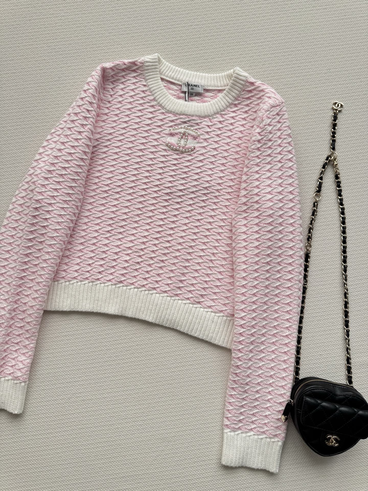 New Autumn/Winter Color-Blocked Knit Top