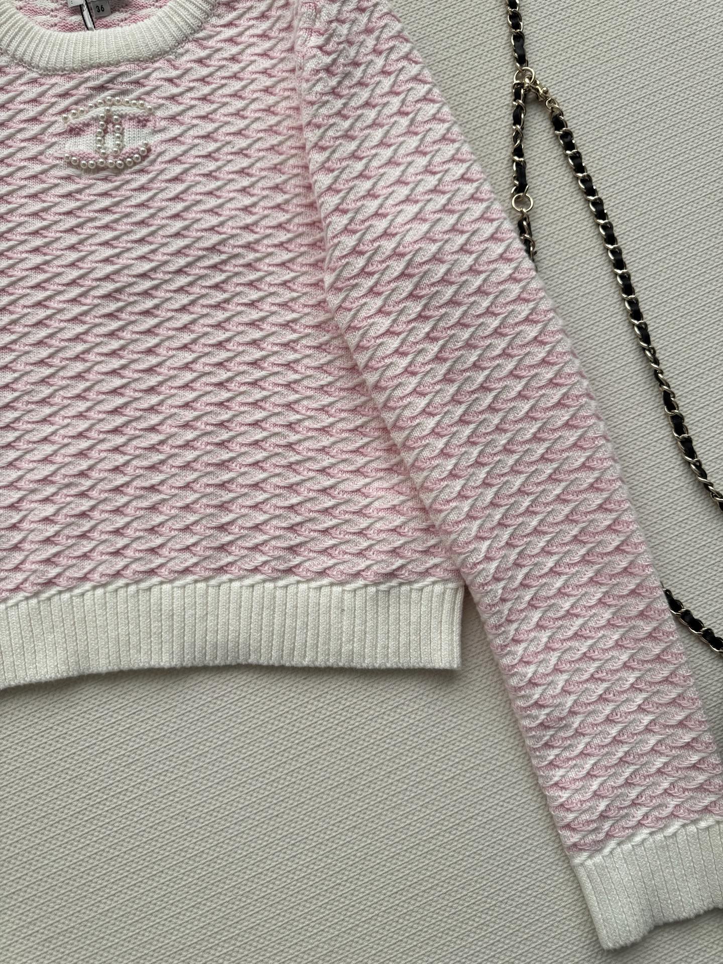 New Autumn/Winter Color-Blocked Knit Top