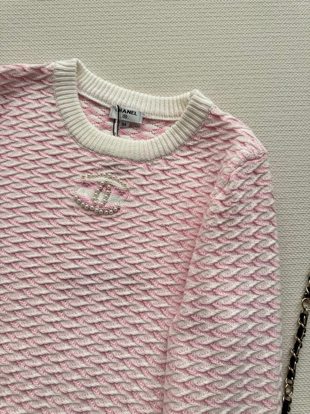 New Autumn/Winter Color-Blocked Knit Top