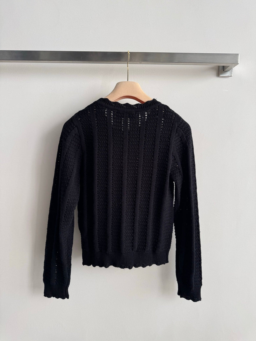 New pullover openwork knit top