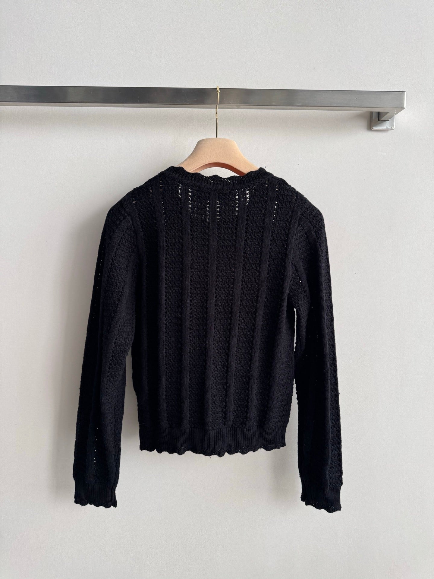 New pullover openwork knit top