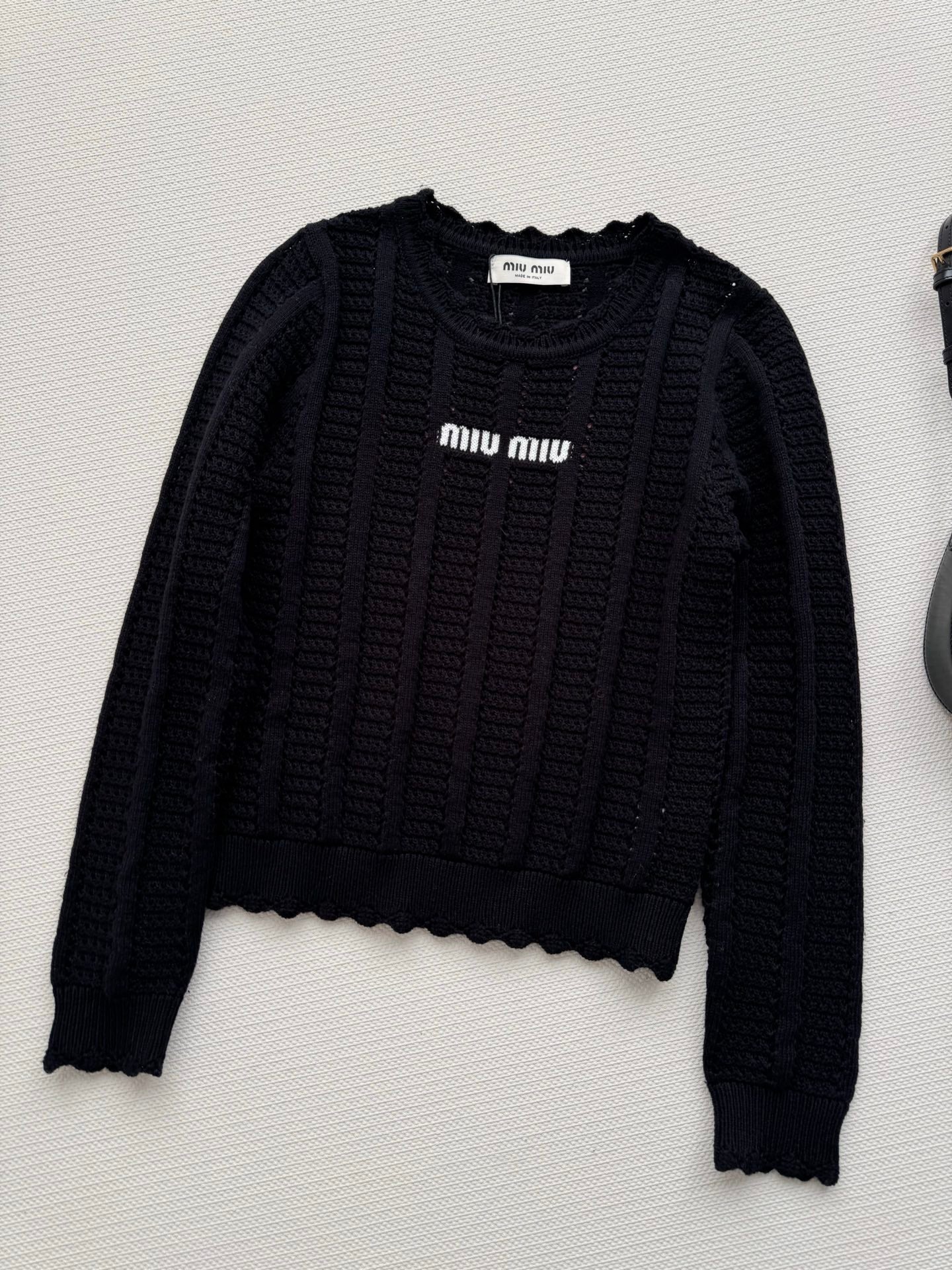 New pullover openwork knit top