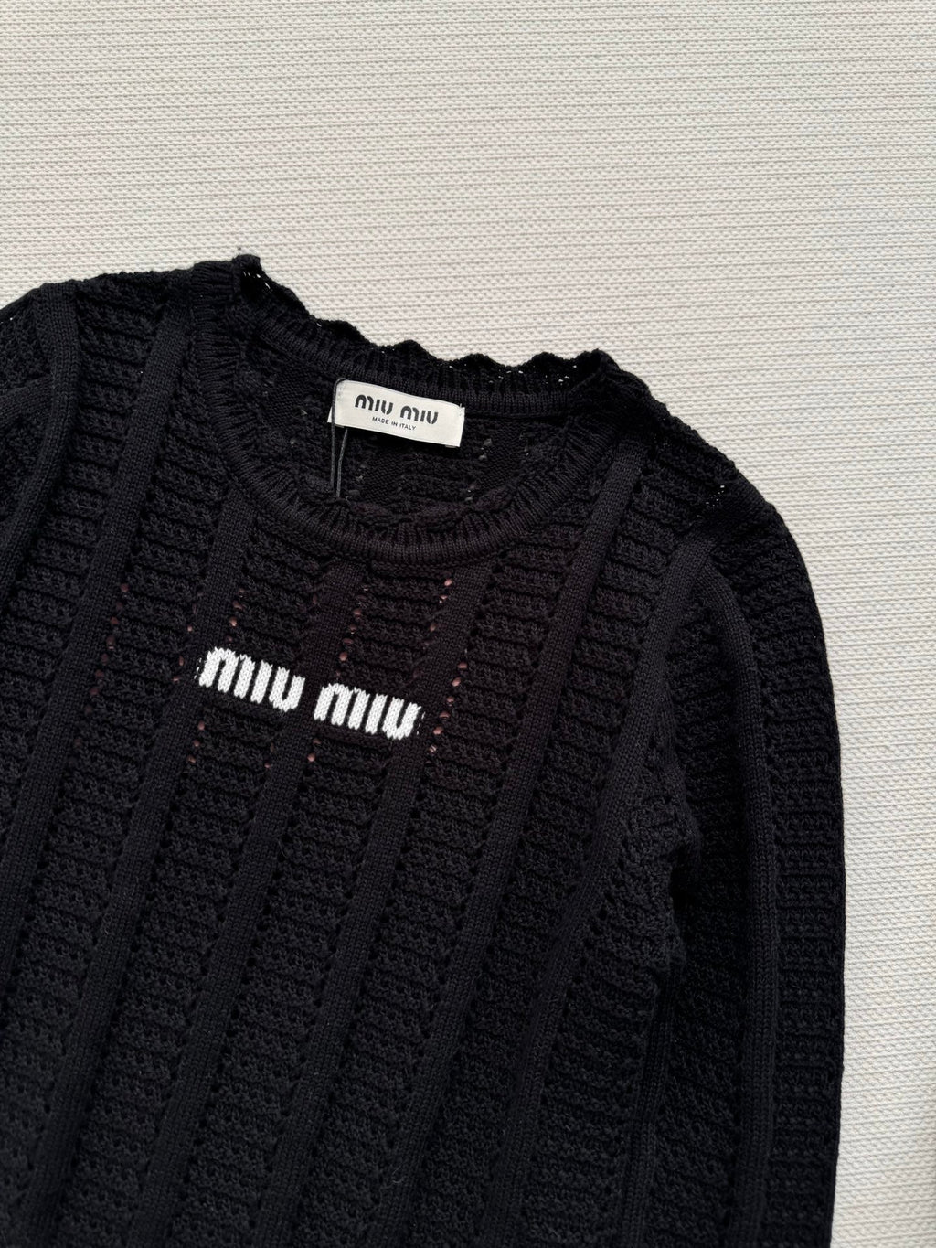 New pullover openwork knit top
