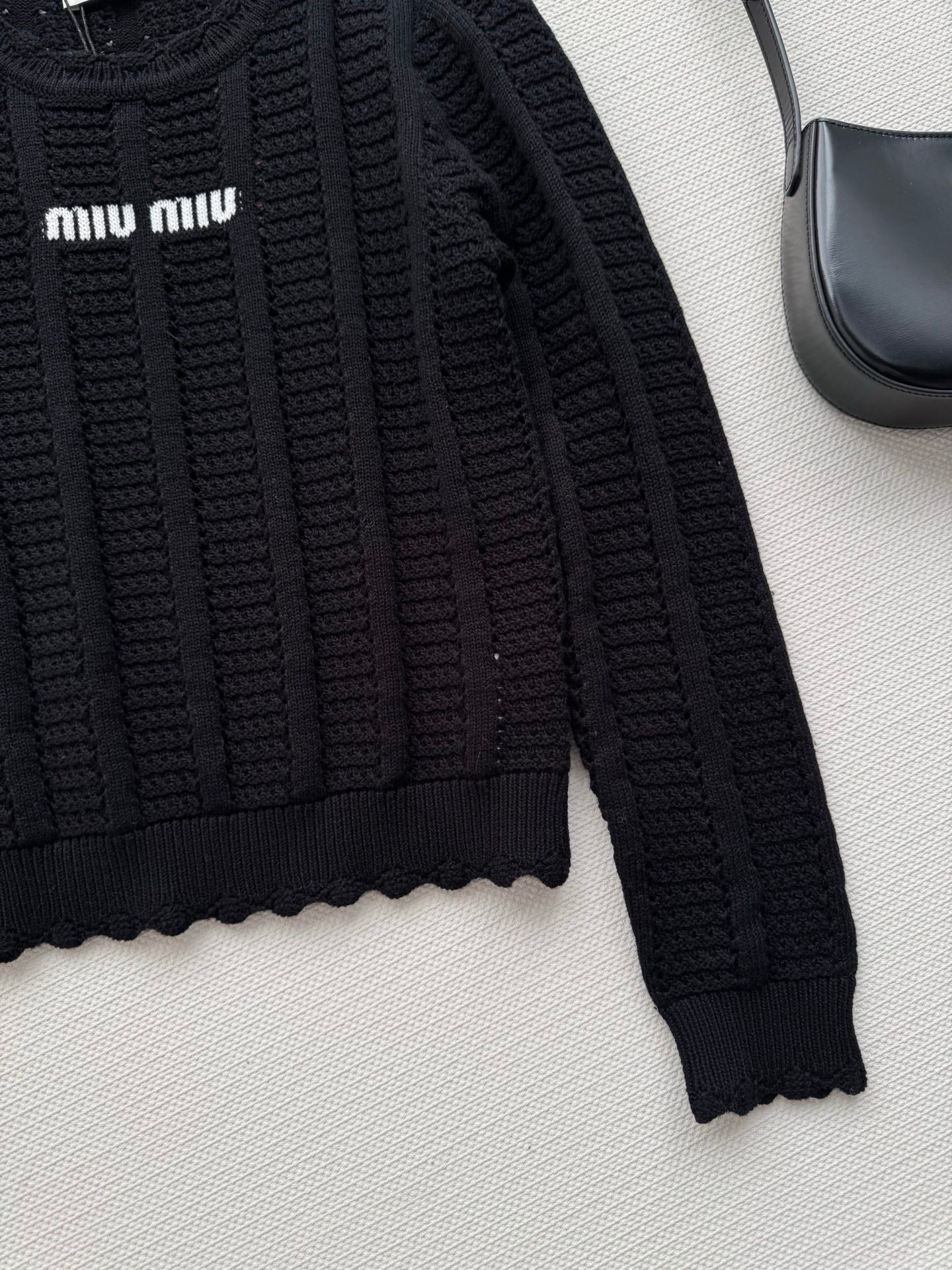 New pullover openwork knit top