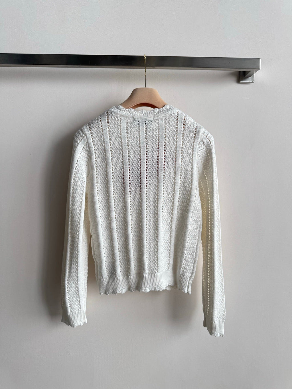 New pullover openwork knit top