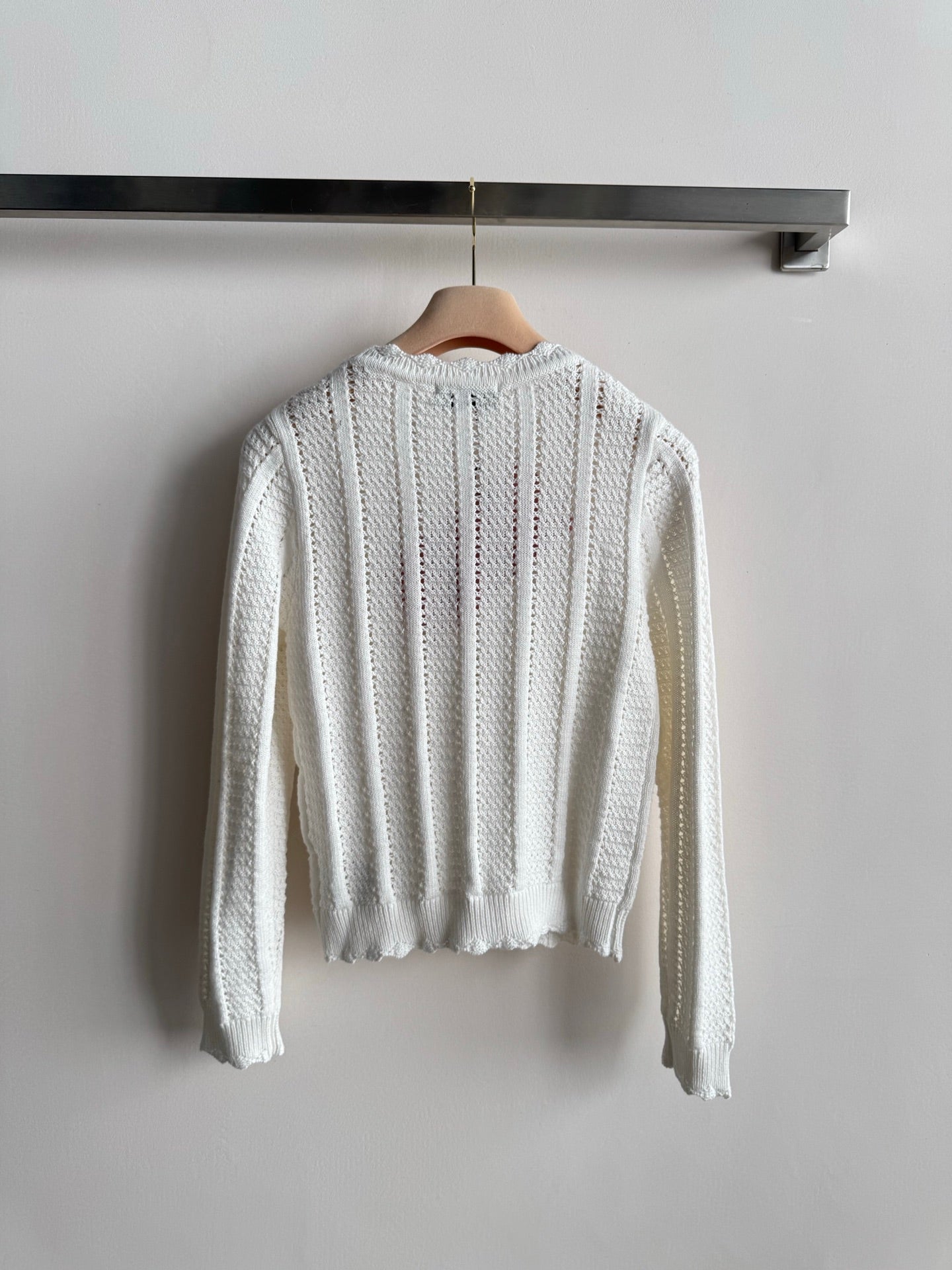 New pullover openwork knit top
