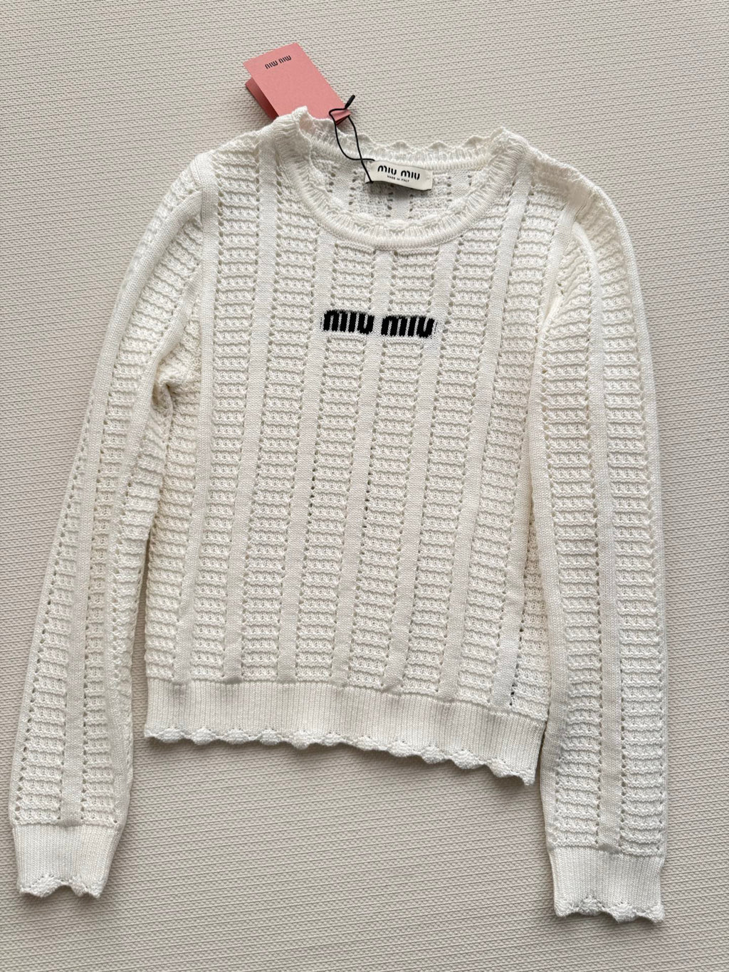 New pullover openwork knit top