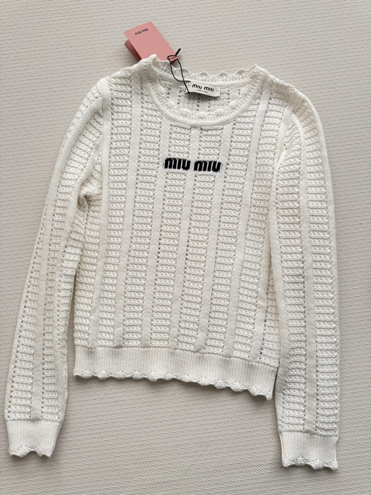 New pullover openwork knit top