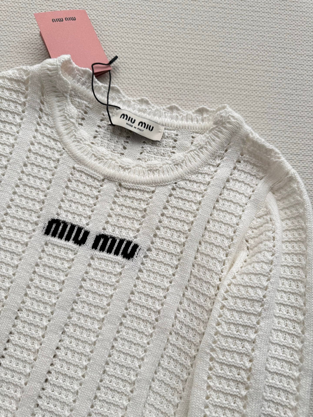 New pullover openwork knit top
