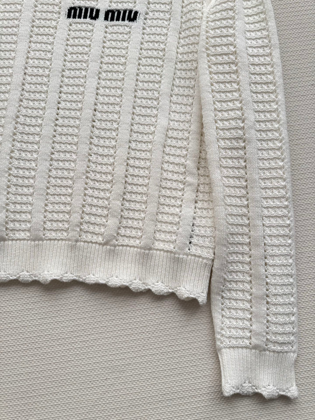 New pullover openwork knit top