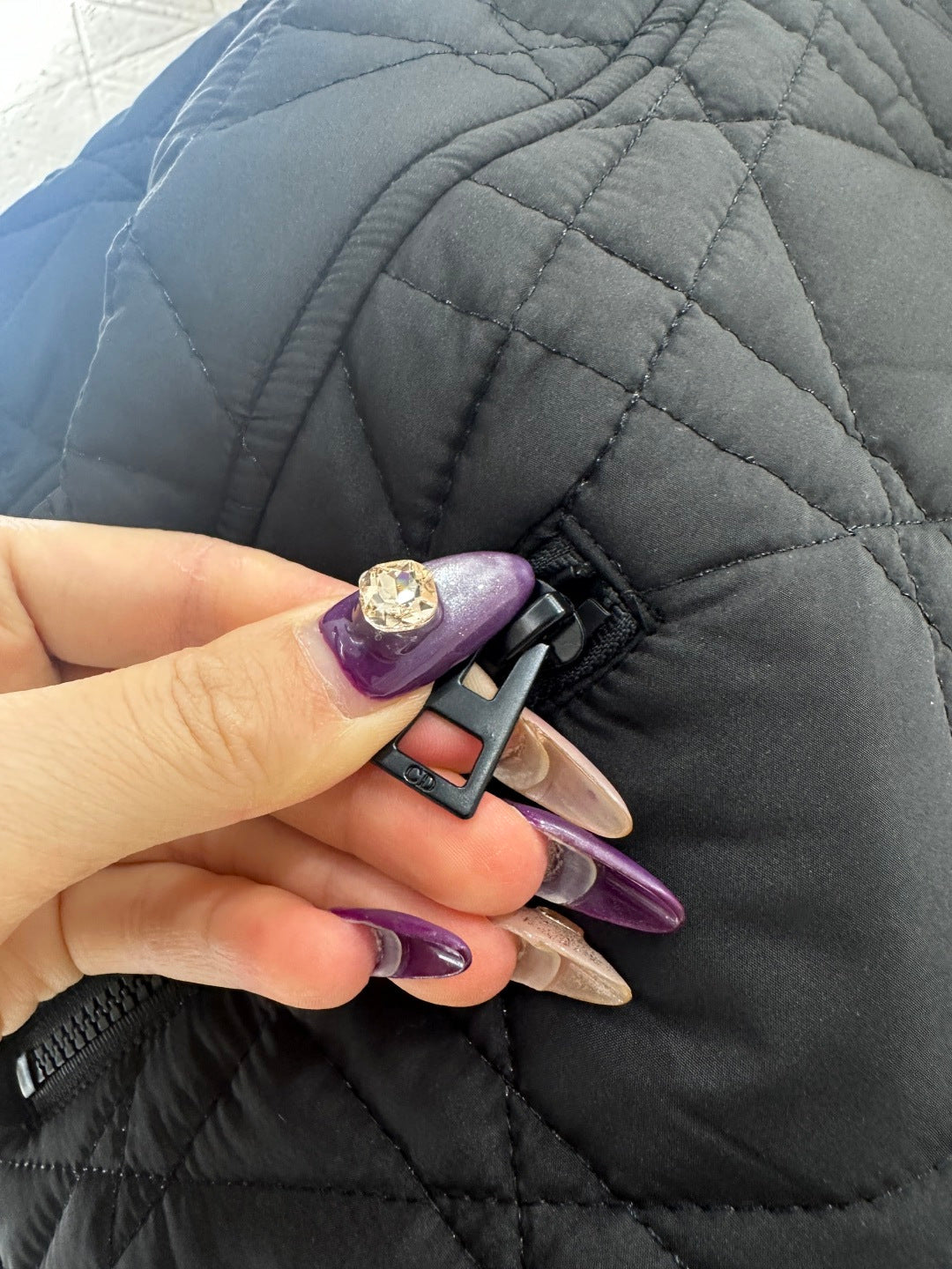 Lapel Cannage Pattern Cotton-padded Jacket