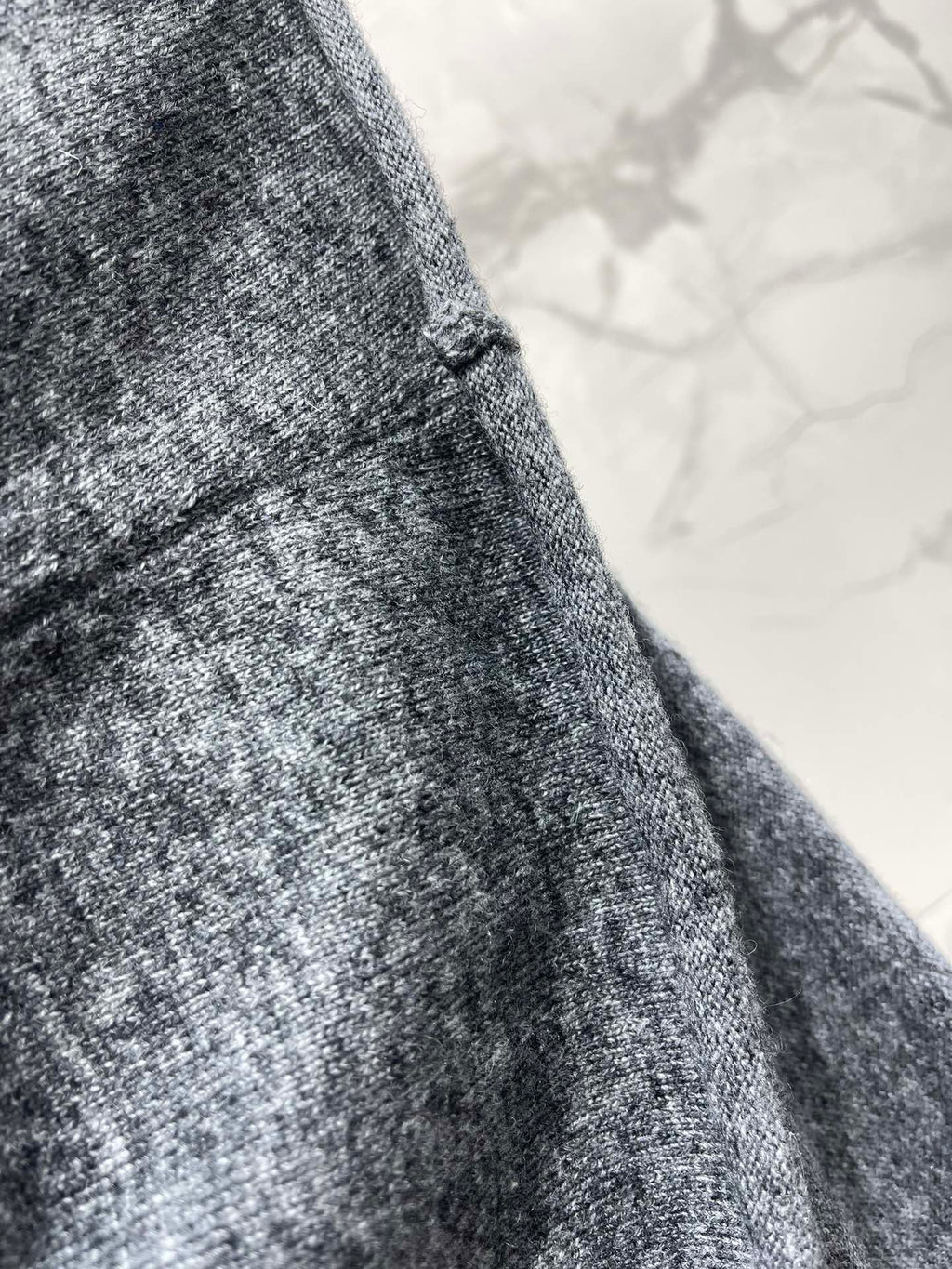 Letter-print Jacquard Cashmere Knit Sweater