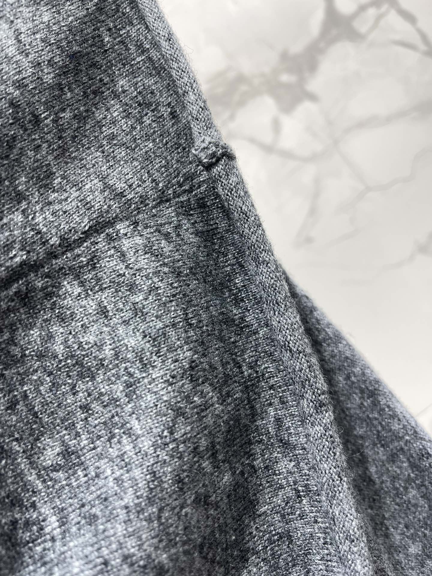 Letter-print Jacquard Cashmere Knit Sweater