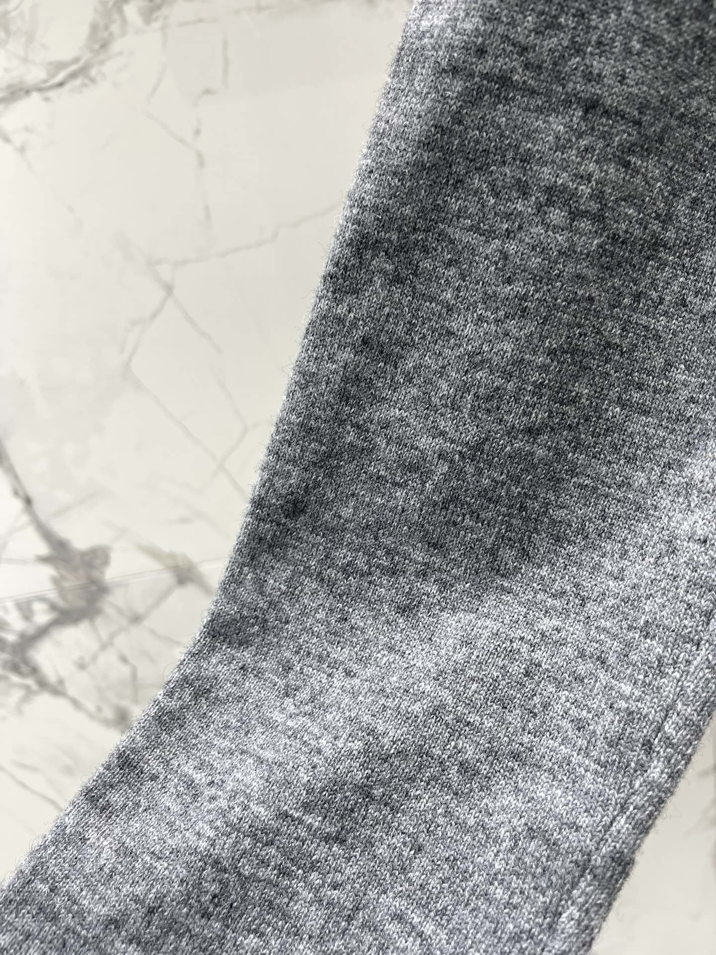 Letter-print Jacquard Cashmere Knit Sweater