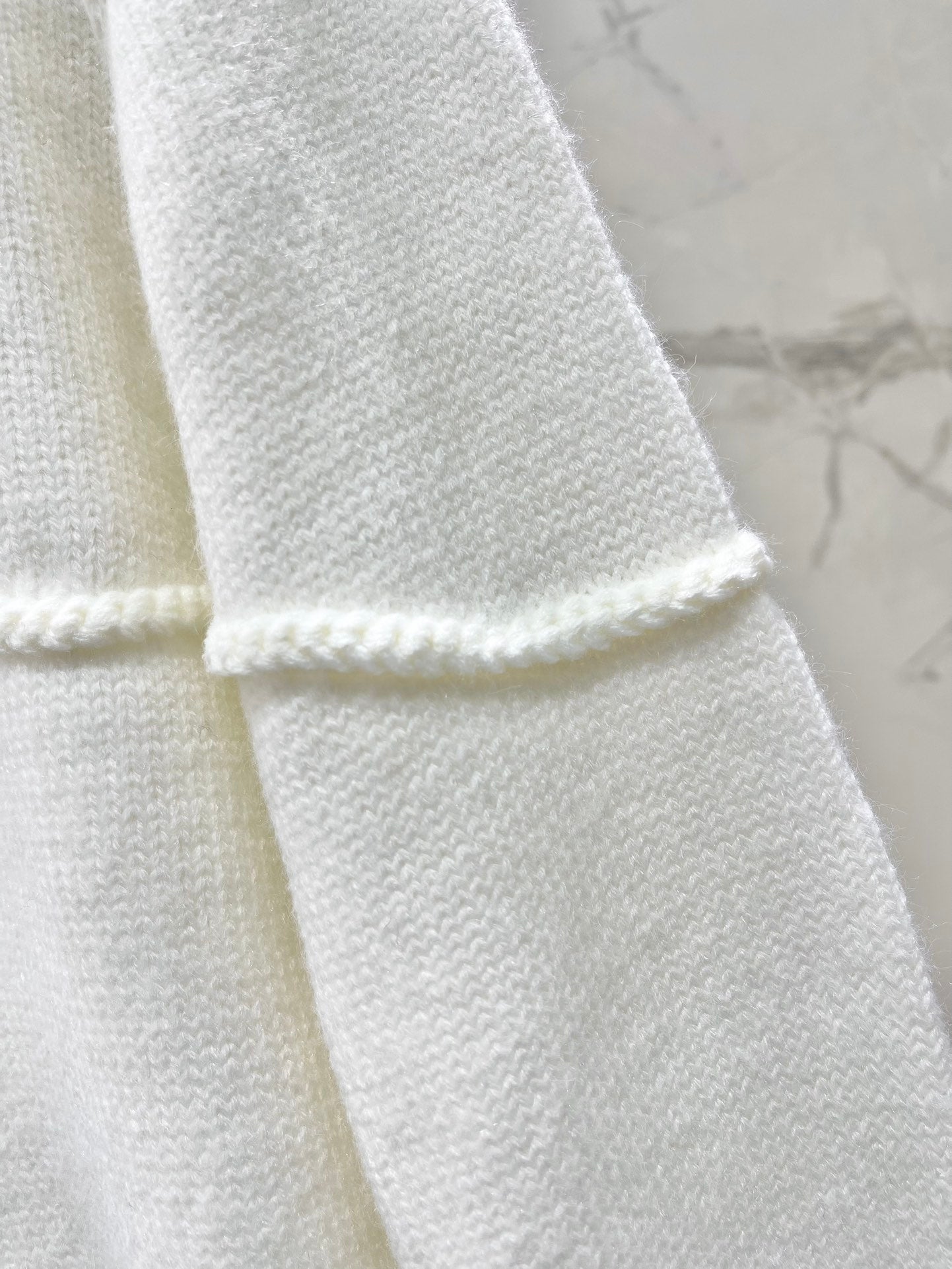 New Ribbon Jacquard Embroidered Letter Wool Knit Sweater