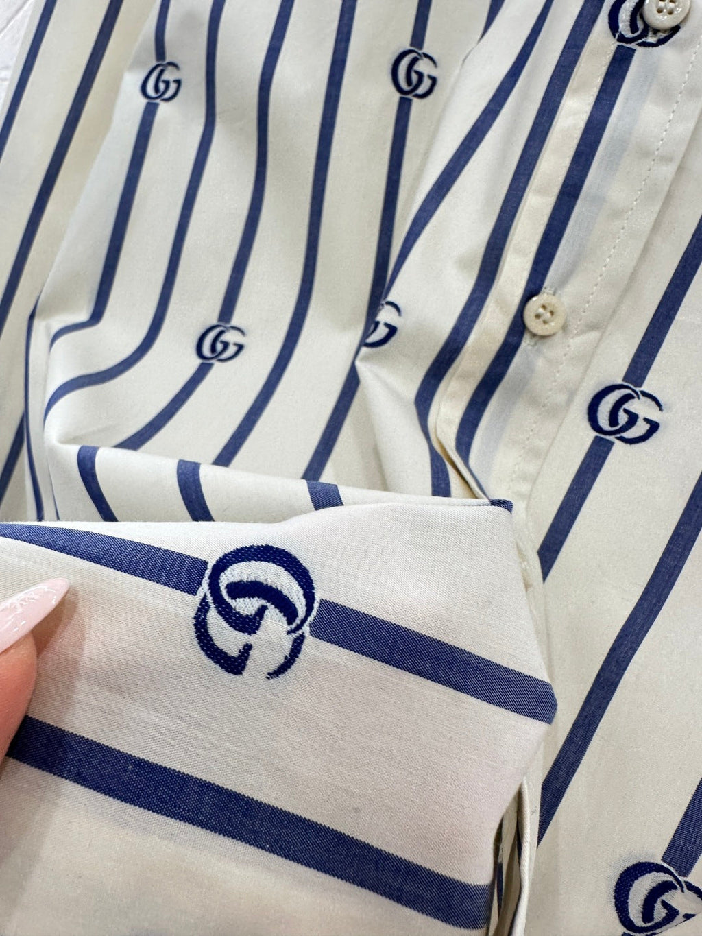 26NEW Lapel Striped Shirt