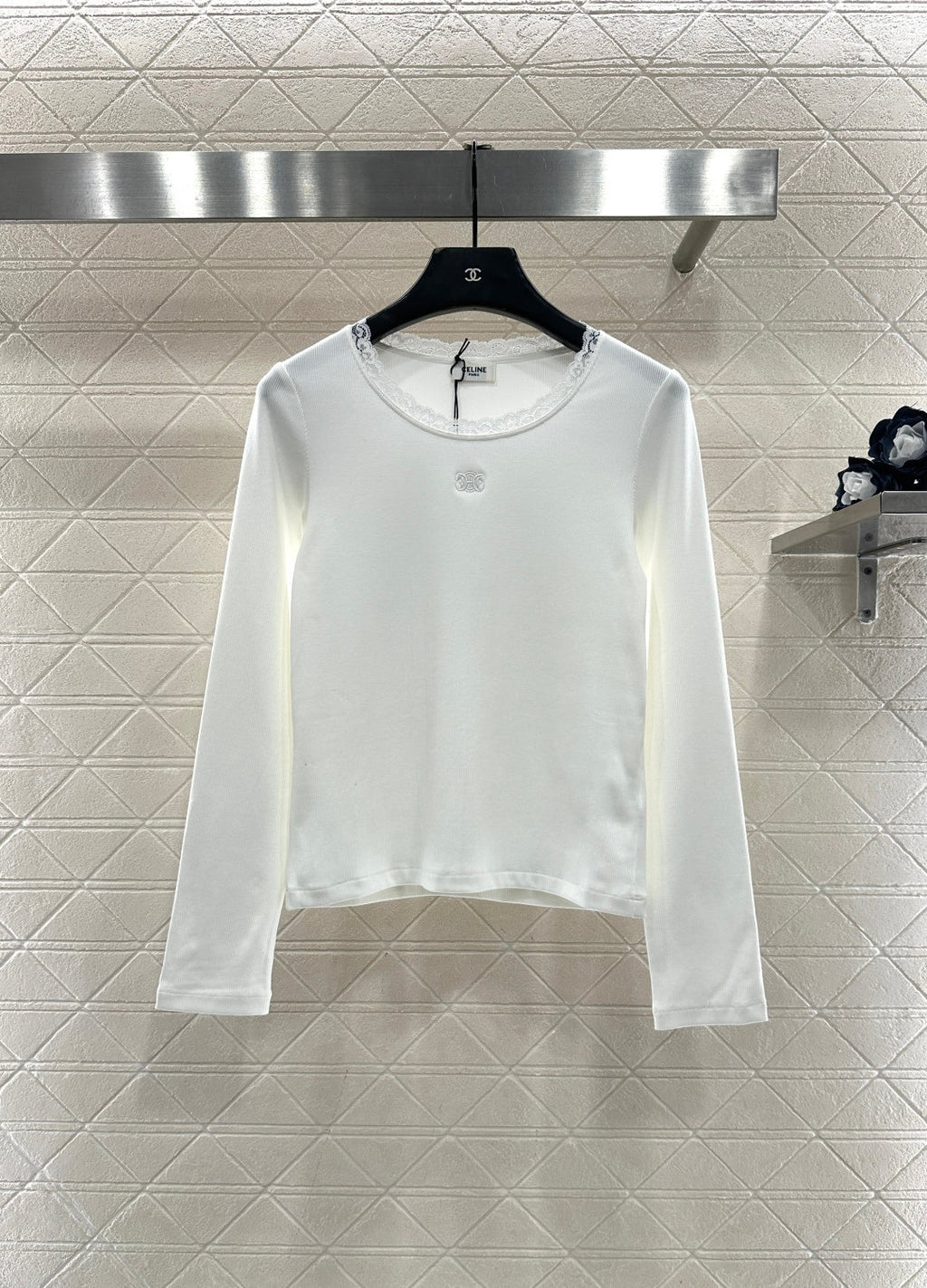 26 NEW Lace Trim Top