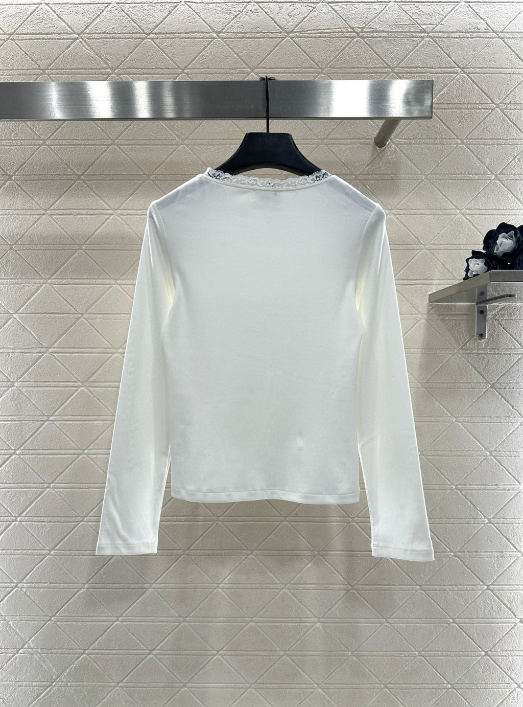 26 NEW Lace Trim Top