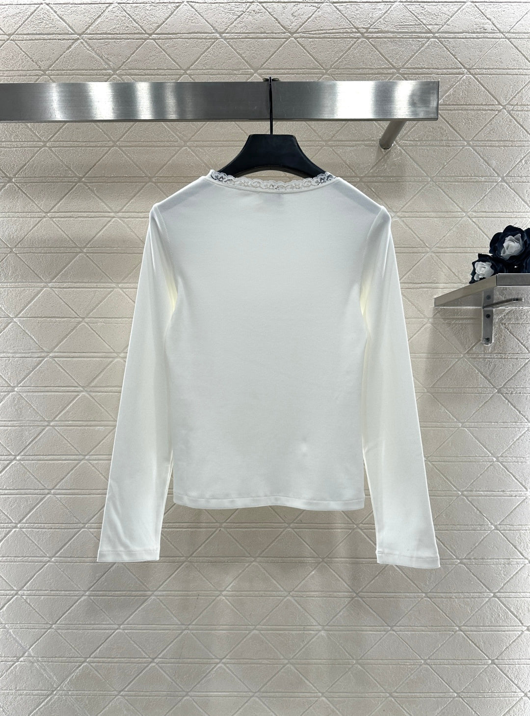 26 NEW Lace Trim Top