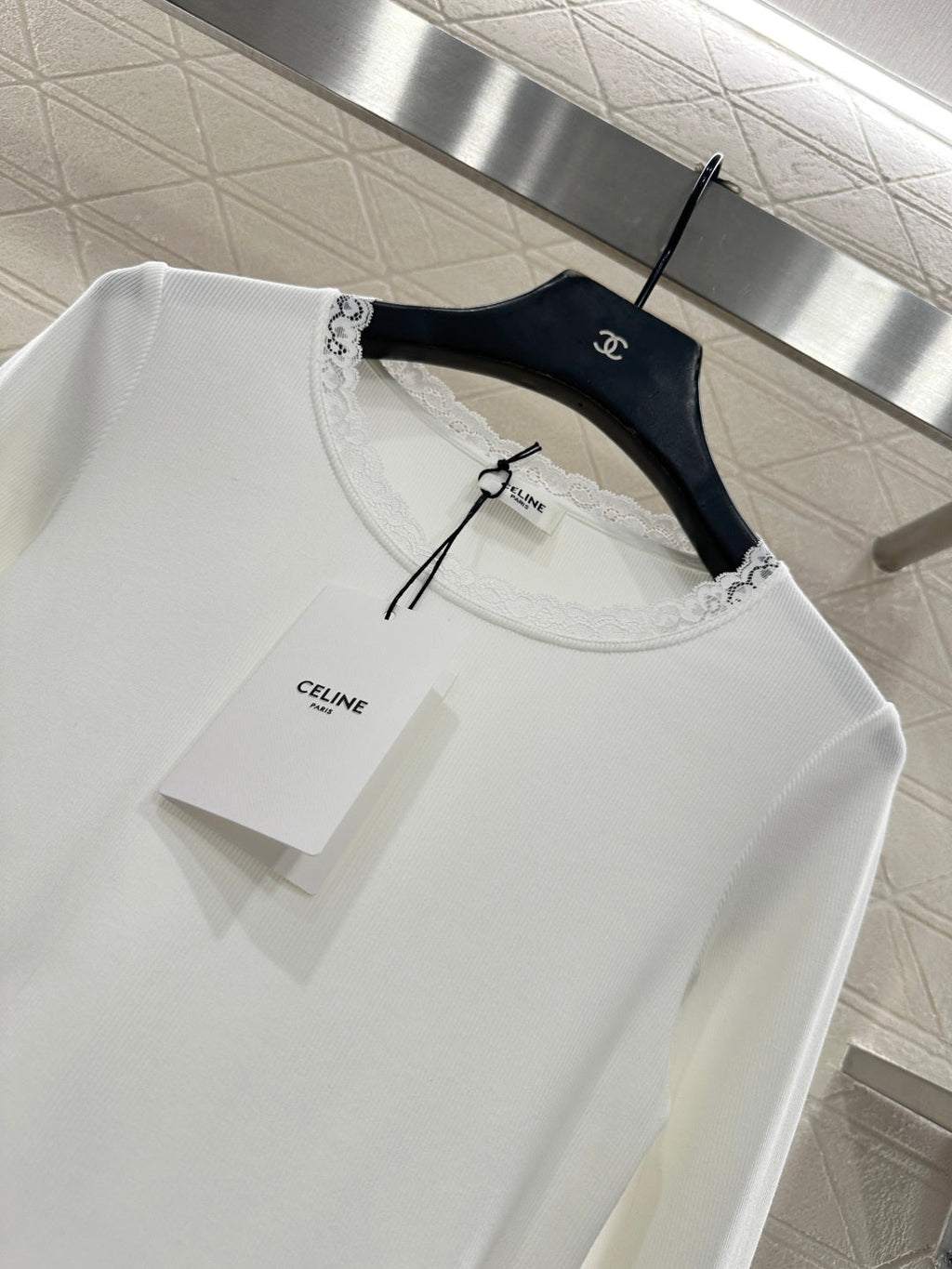 26 NEW Lace Trim Top