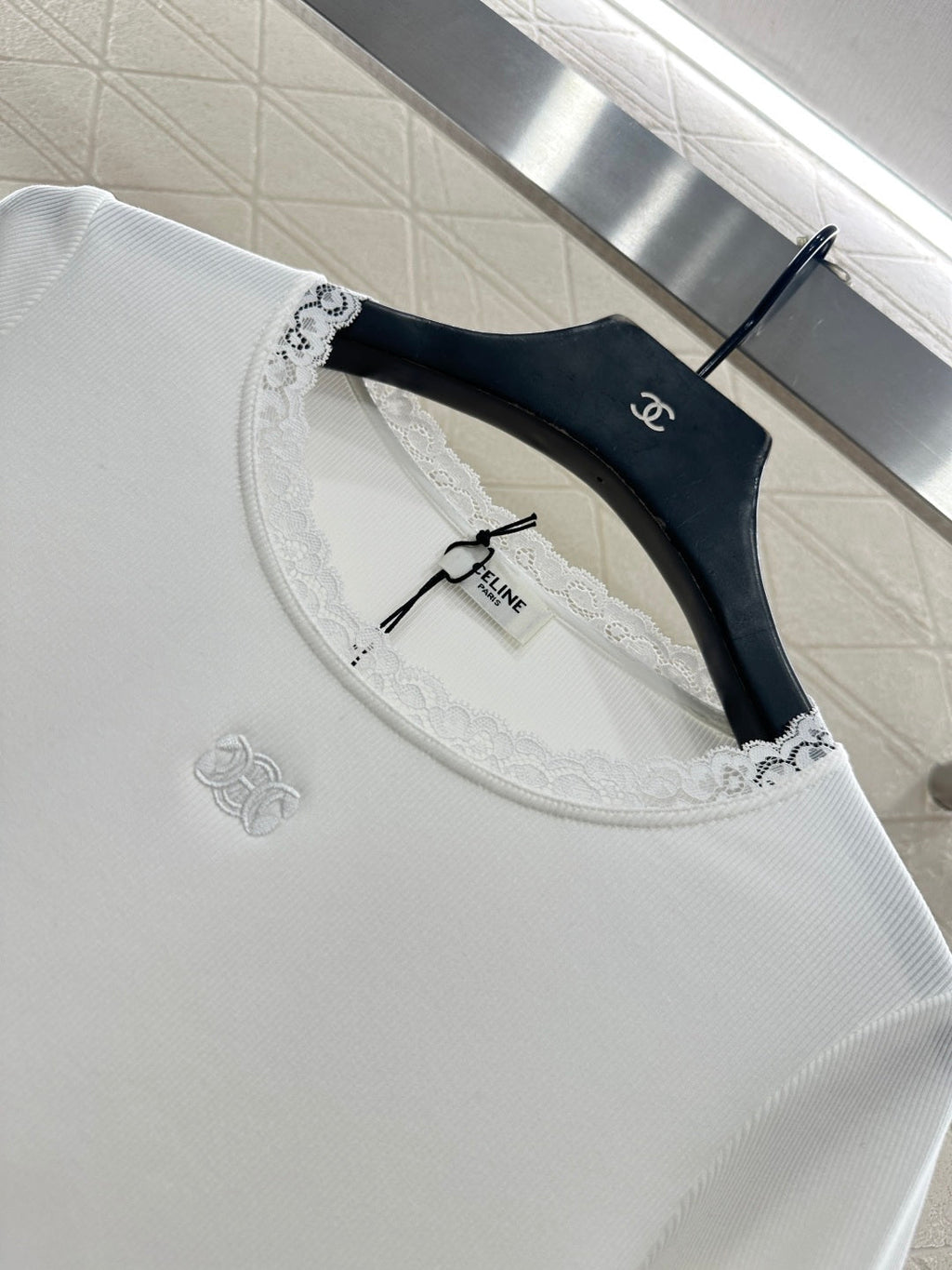 26 NEW Lace Trim Top