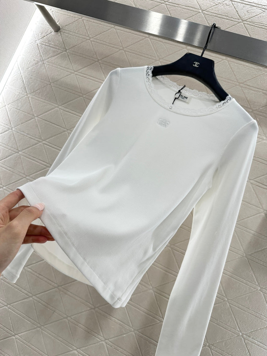 26 NEW Lace Trim Top
