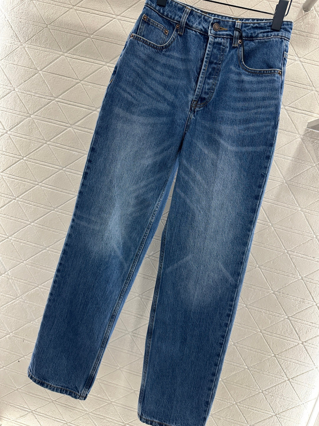26NEW Leather Label Straight-Leg Jeans