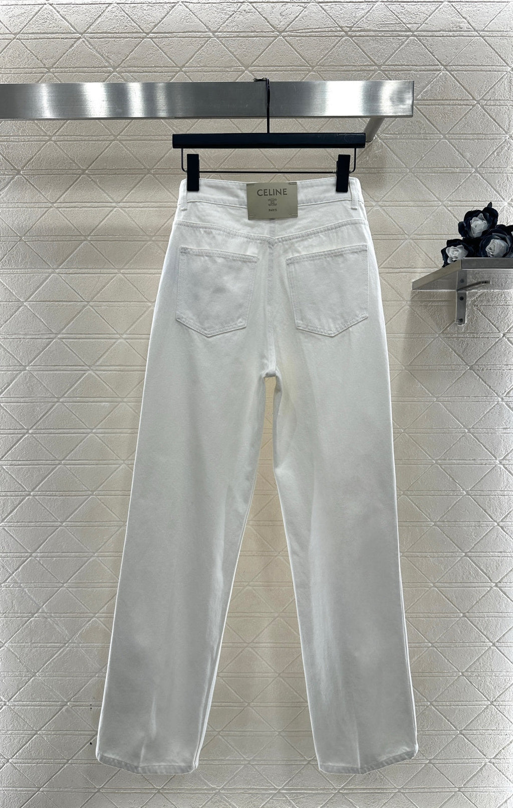 26NEW Leather Label Straight-Leg Jeans