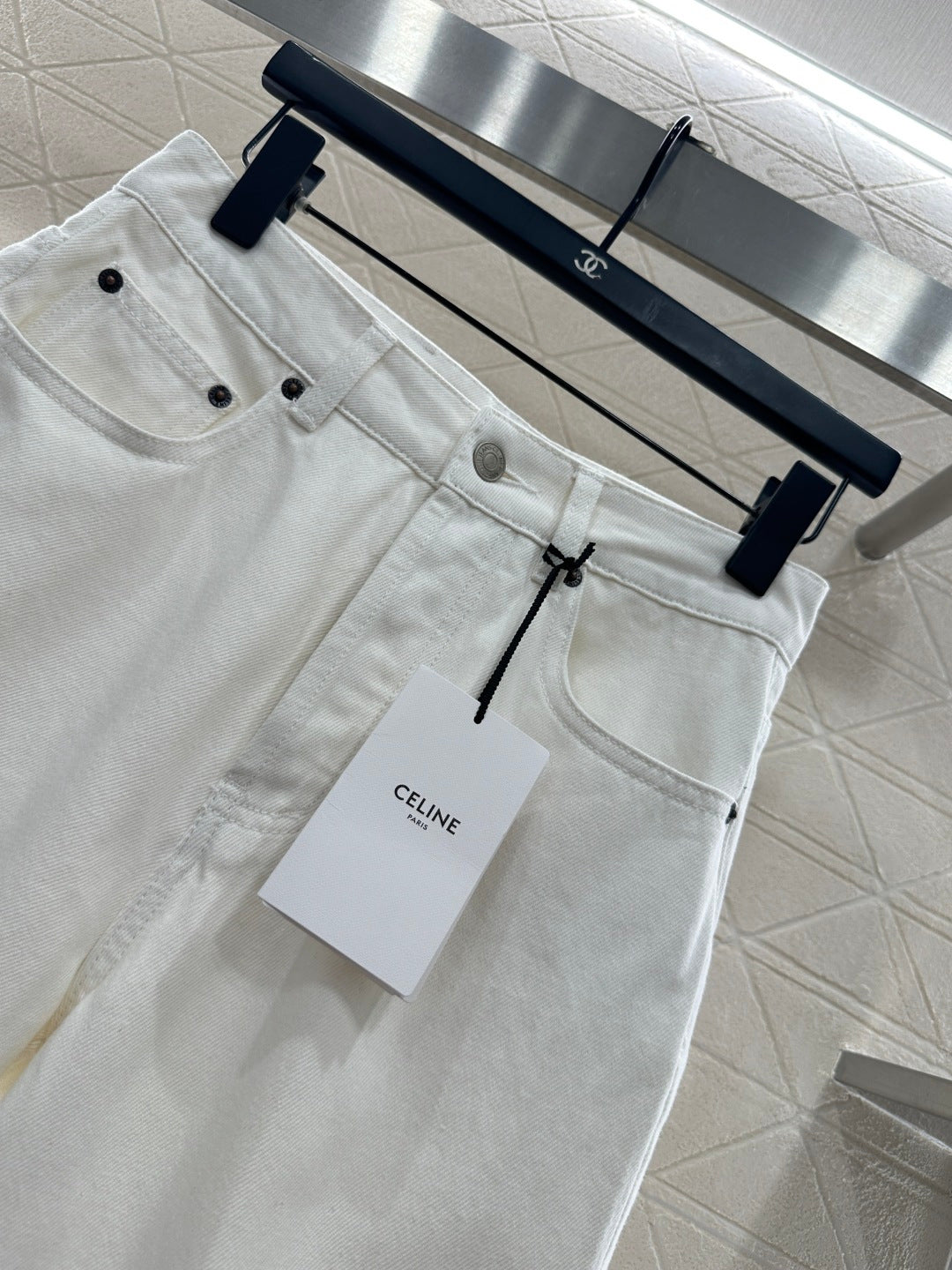 26NEW Leather Label Straight-Leg Jeans