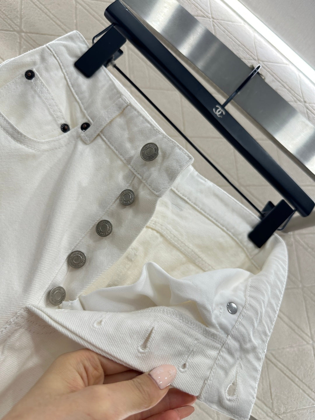 26NEW Leather Label Straight-Leg Jeans