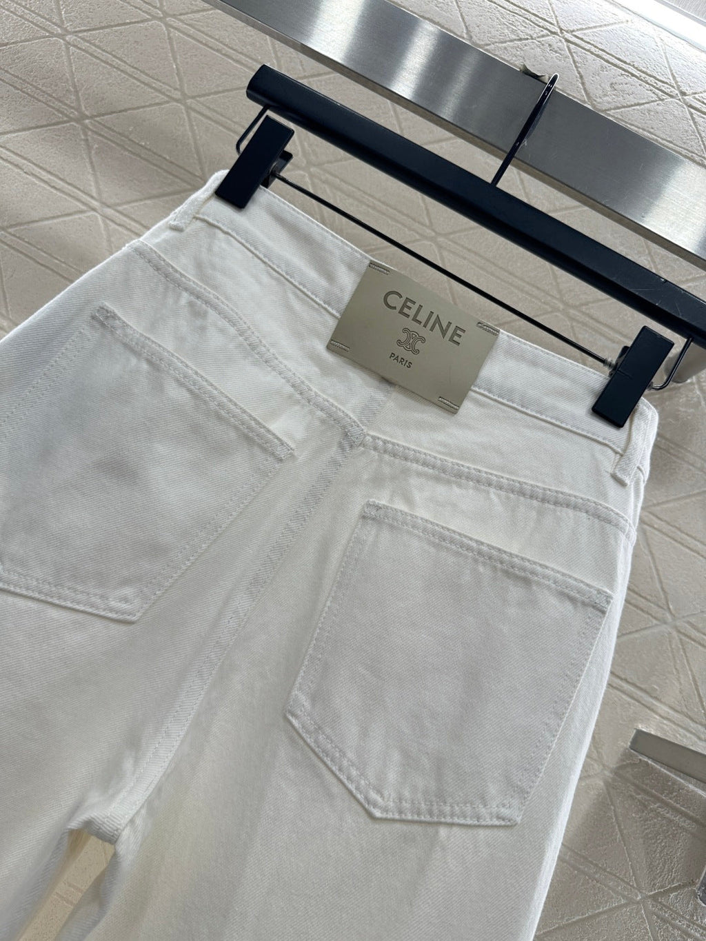 26NEW Leather Label Straight-Leg Jeans