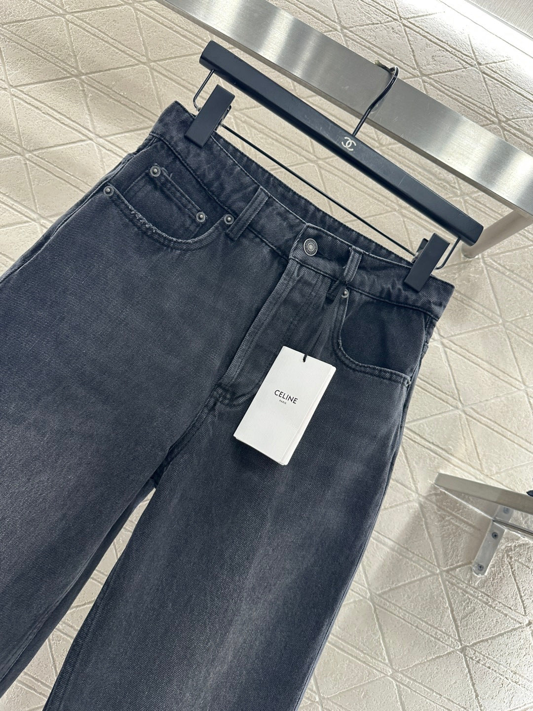 26NEW Leather Label Straight-Leg Jeans