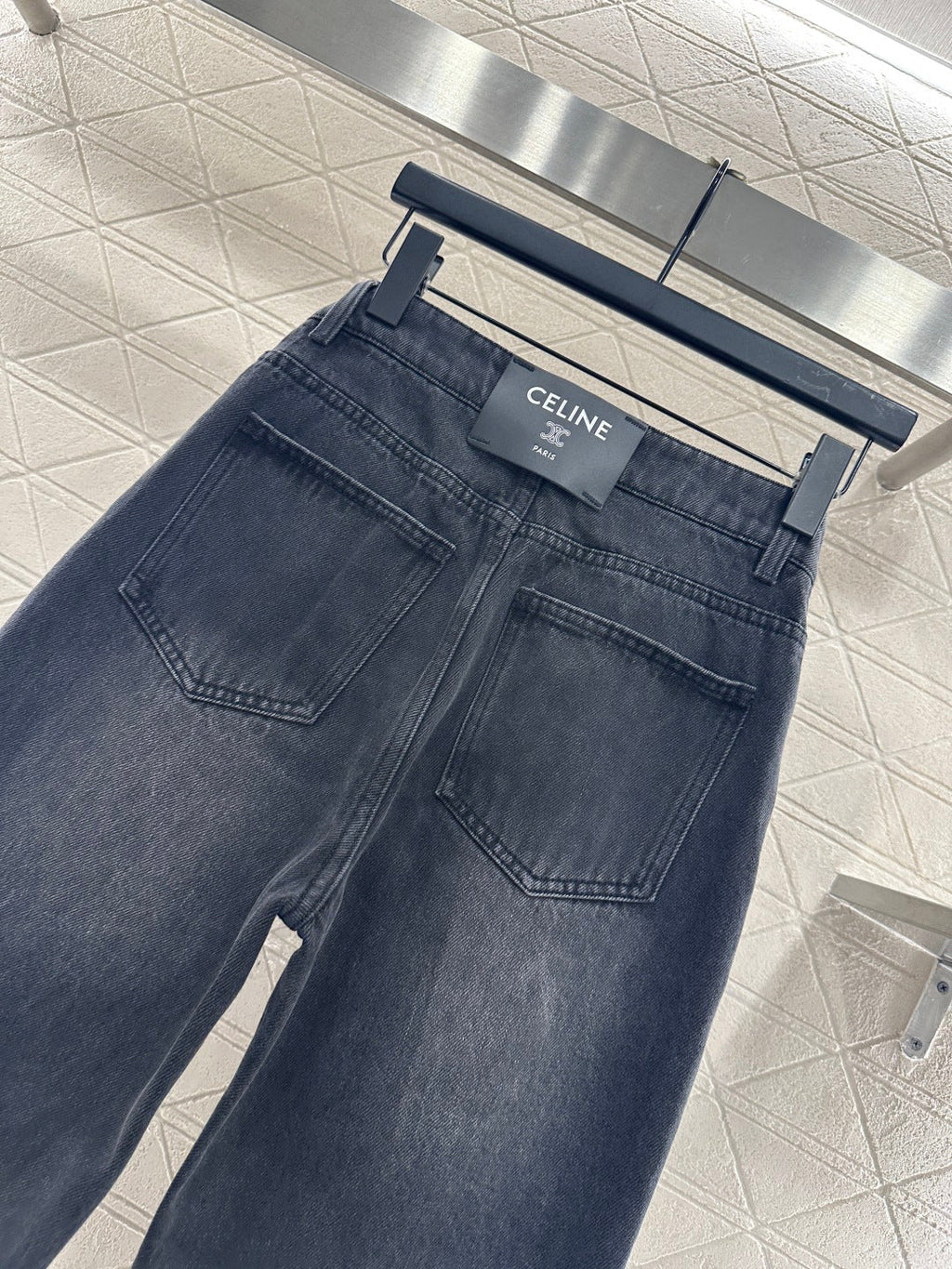 26NEW Leather Label Straight-Leg Jeans