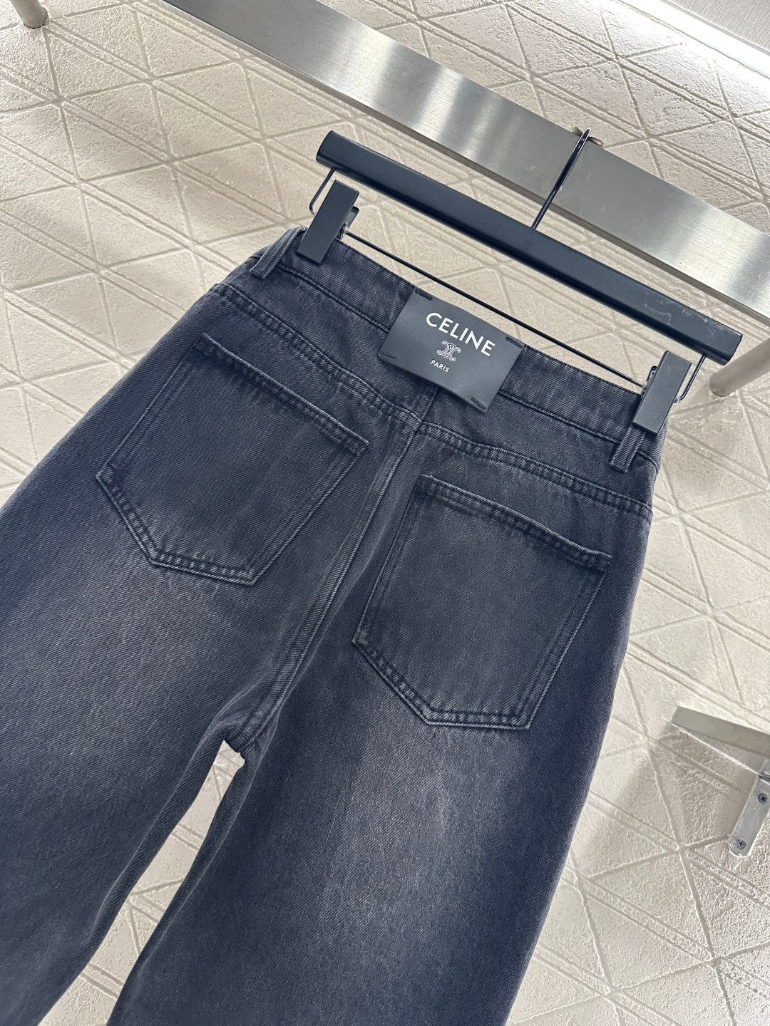 26NEW Leather Label Straight-Leg Jeans