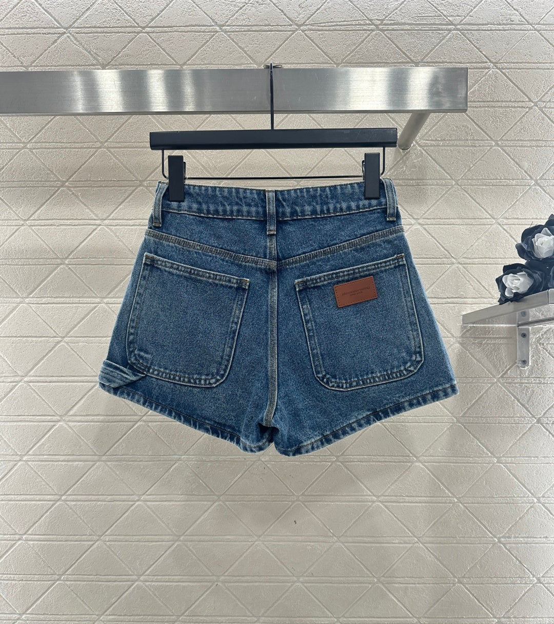 26NEW Denim Front-Opening Skirt-Pants