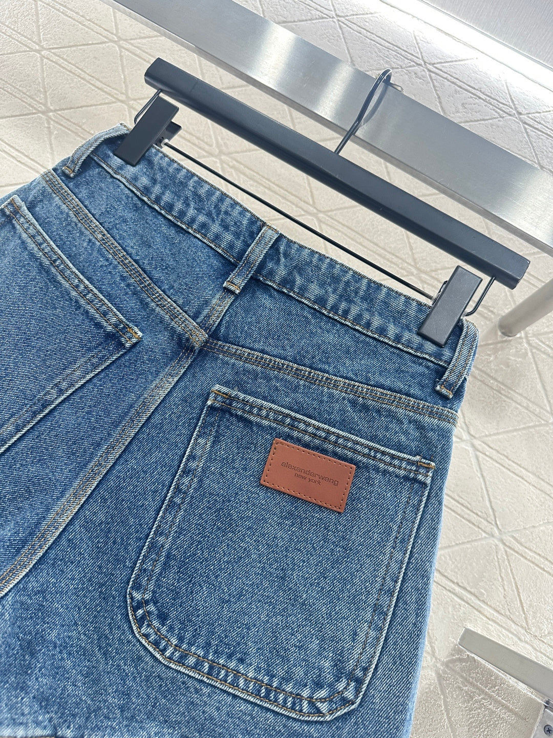 26NEW Denim Front-Opening Skirt-Pants