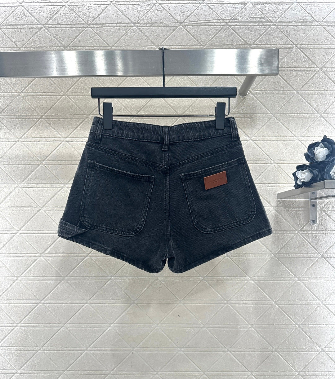 26NEW Denim Front-Opening Skirt-Pants