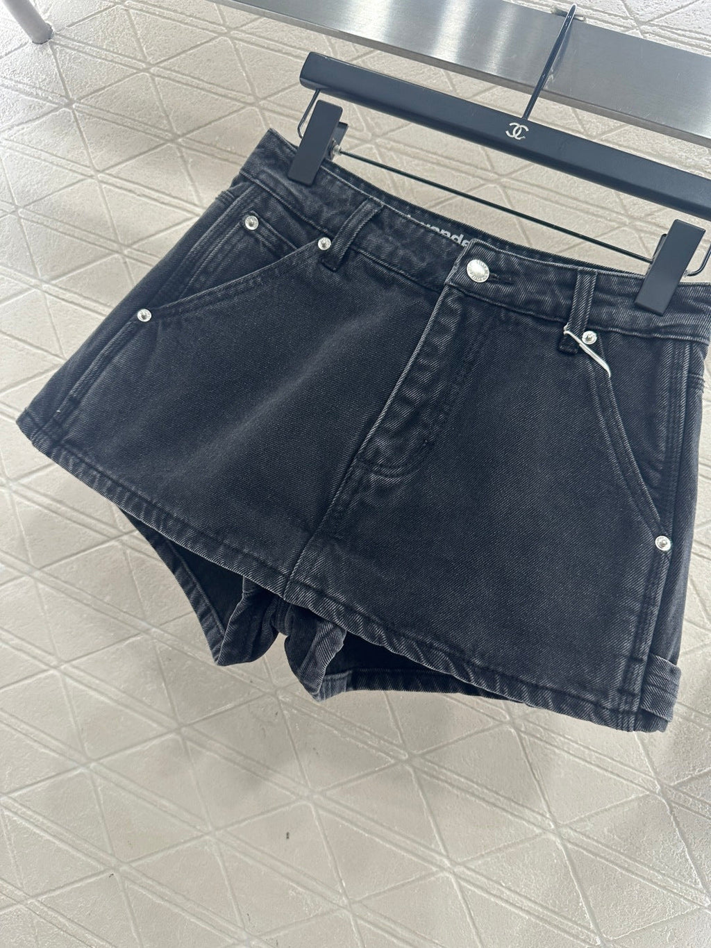 26NEW Denim Front-Opening Skirt-Pants