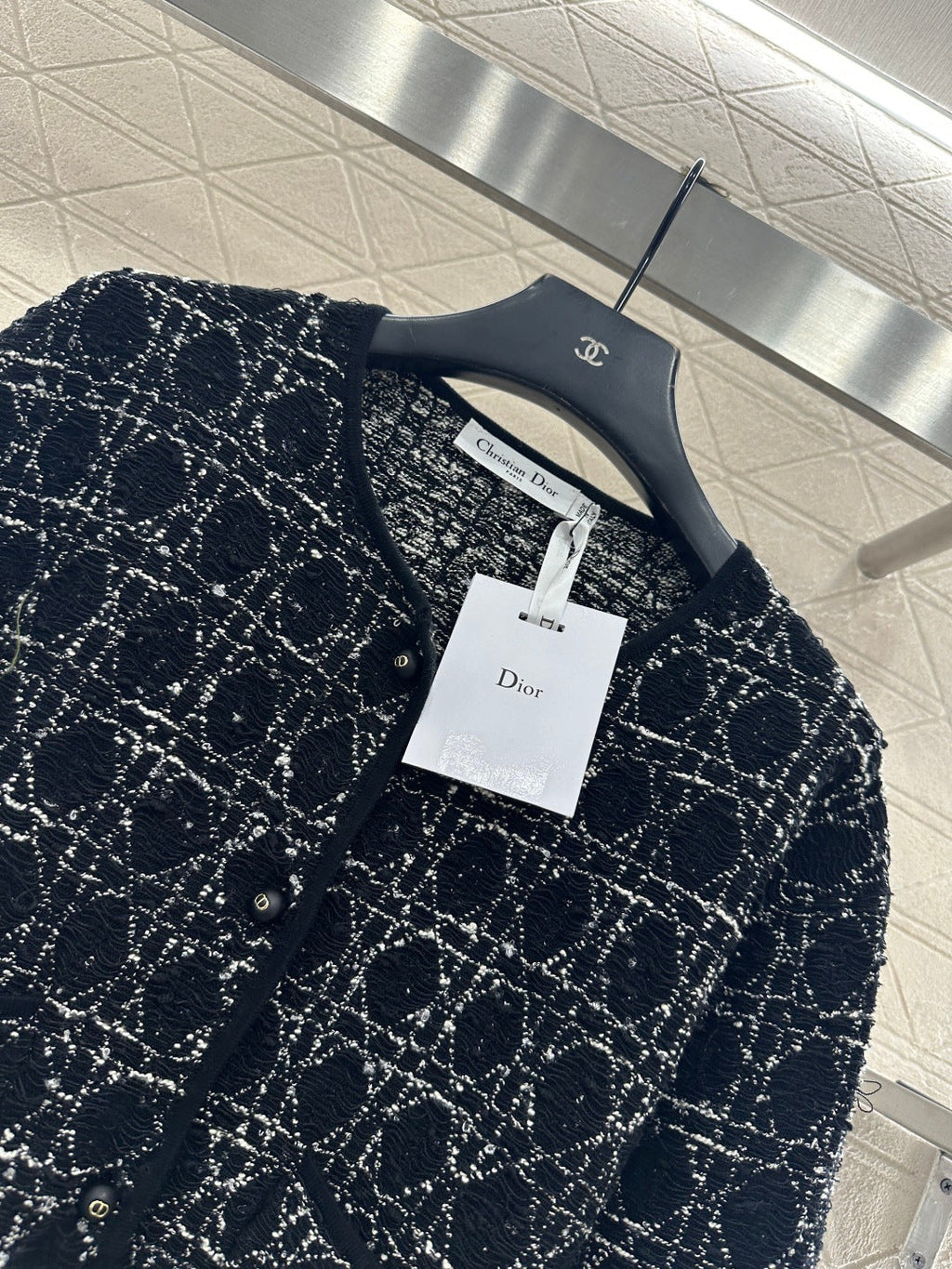 26NEW Argyle Knit Cardigan