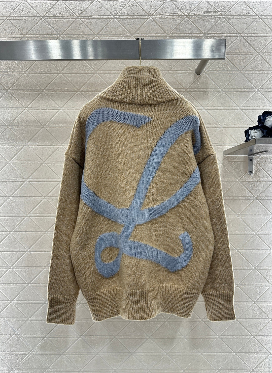 26NEW Knitted Zip-Up Cardigan Jacket