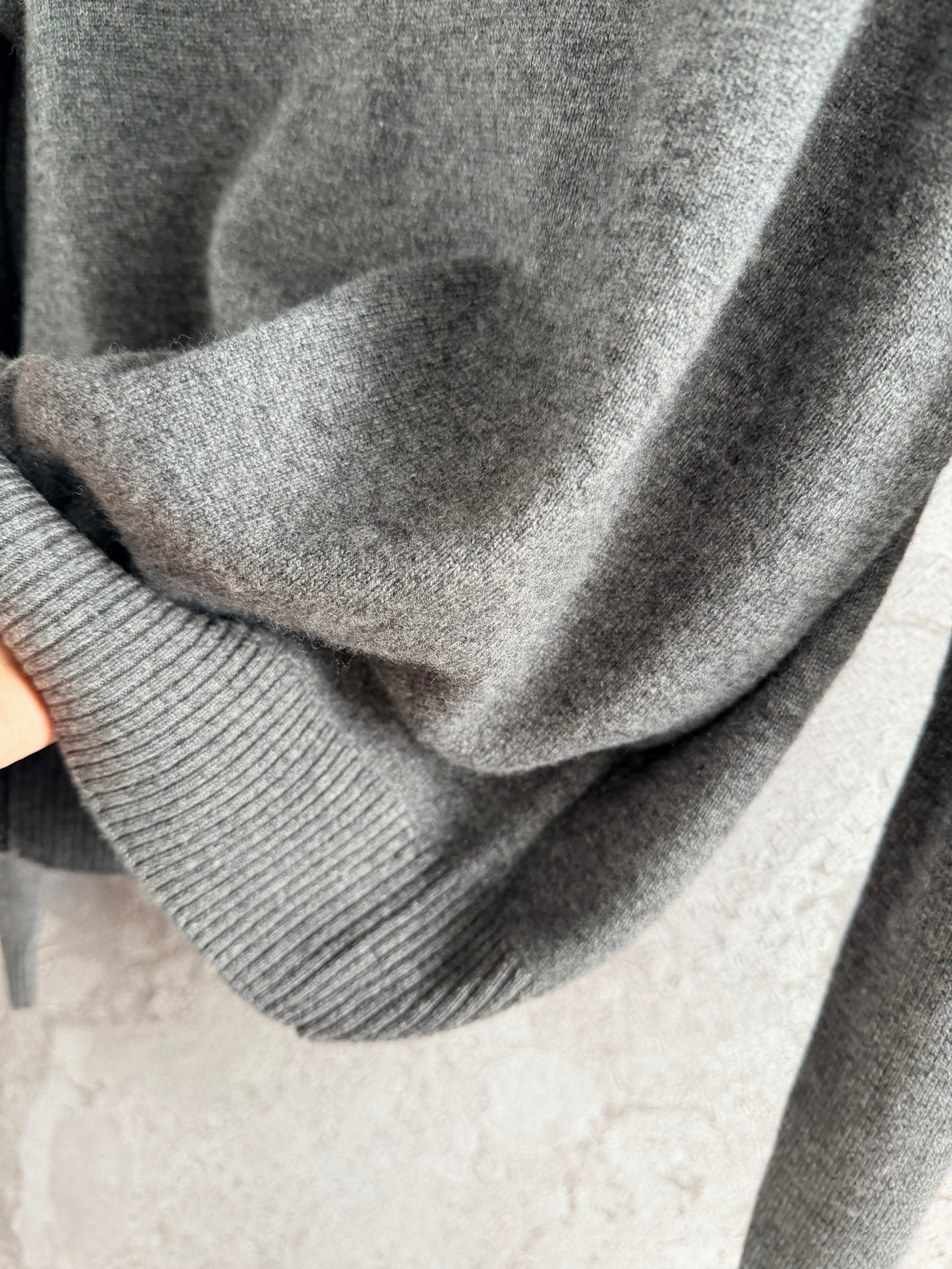 Button-front knitted cardigan