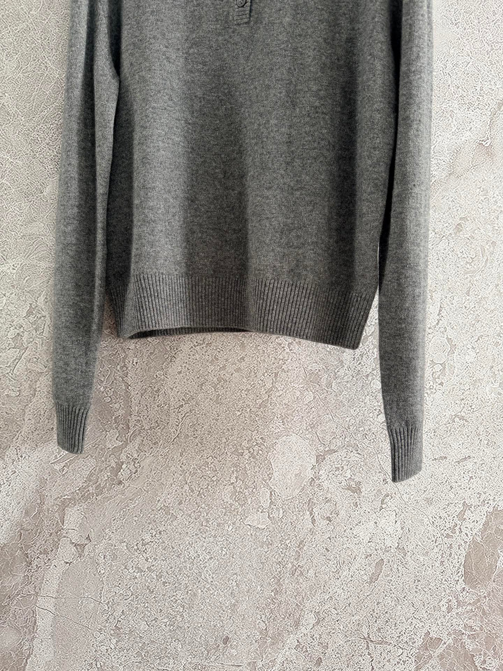 Button-front knitted cardigan