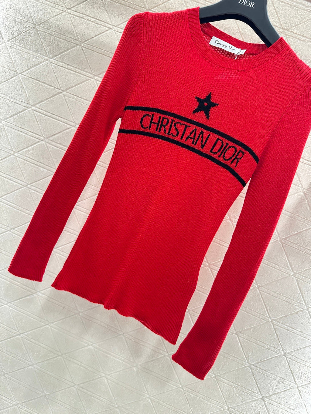 26NEW Crew Neck Logo Knitted Base Layer Shirt
