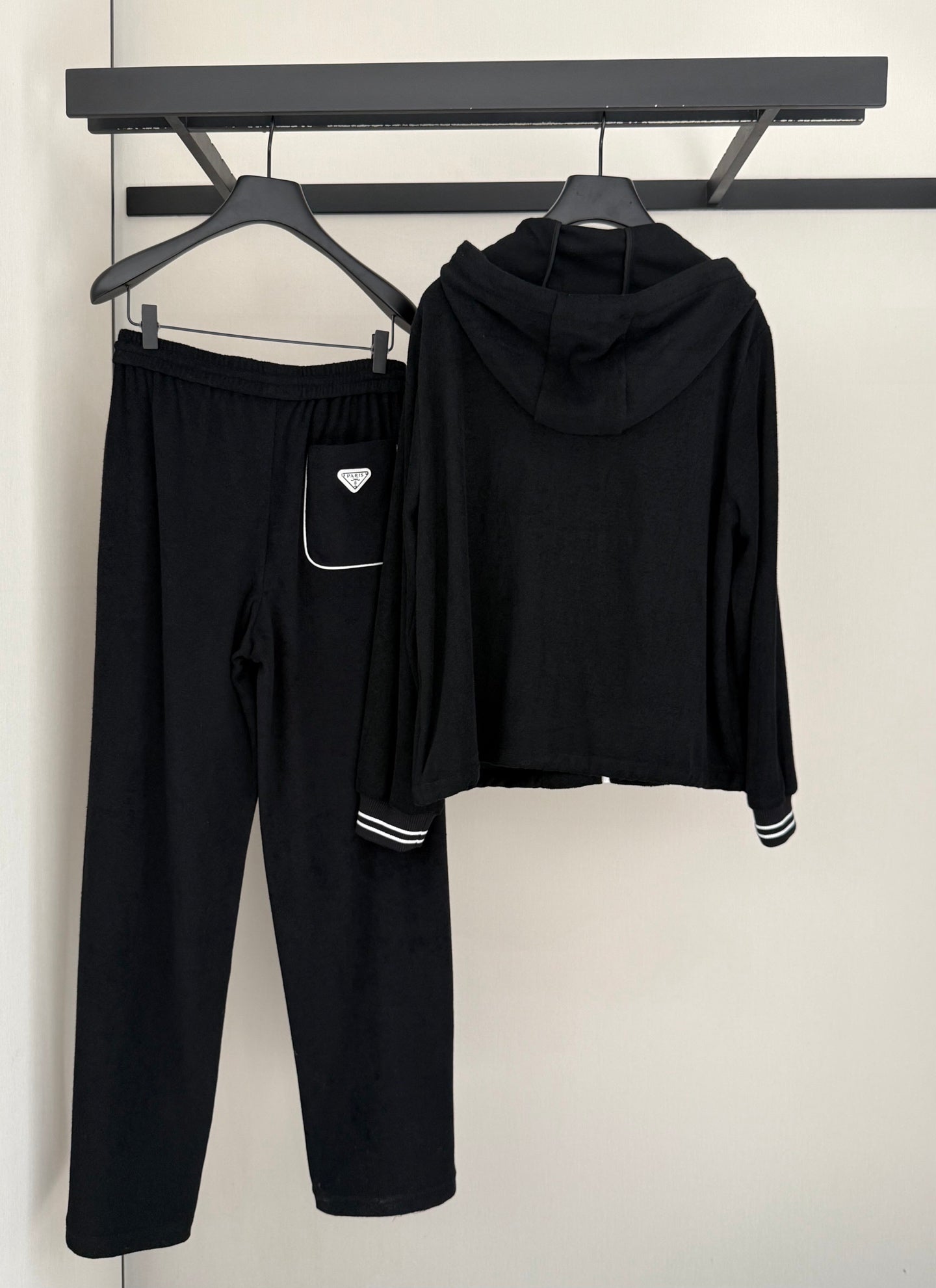 Classic black and white matching set