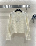 26NEW Crew Neck Cable Knit Pullover Sweater