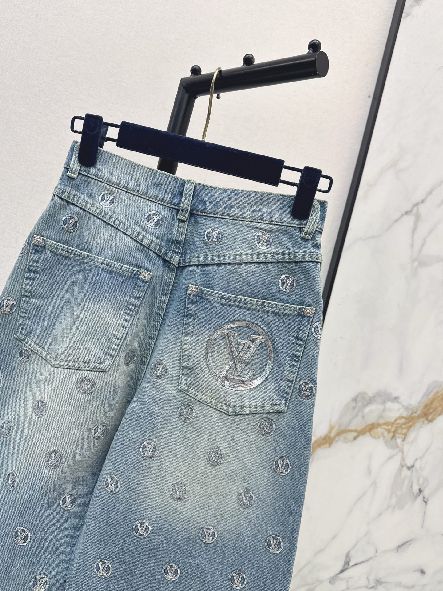New sequined jeans